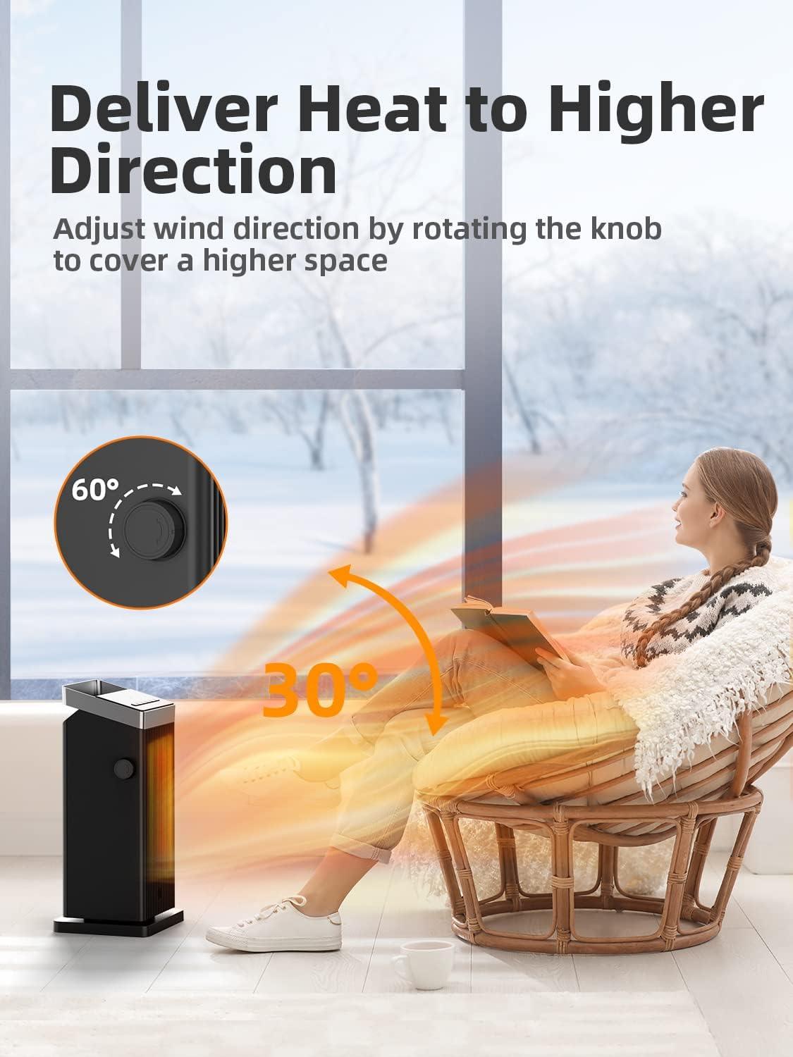 Calentador de espacio inteligente, calentador pequeño WiFi de calentam -  VIRTUAL MUEBLES