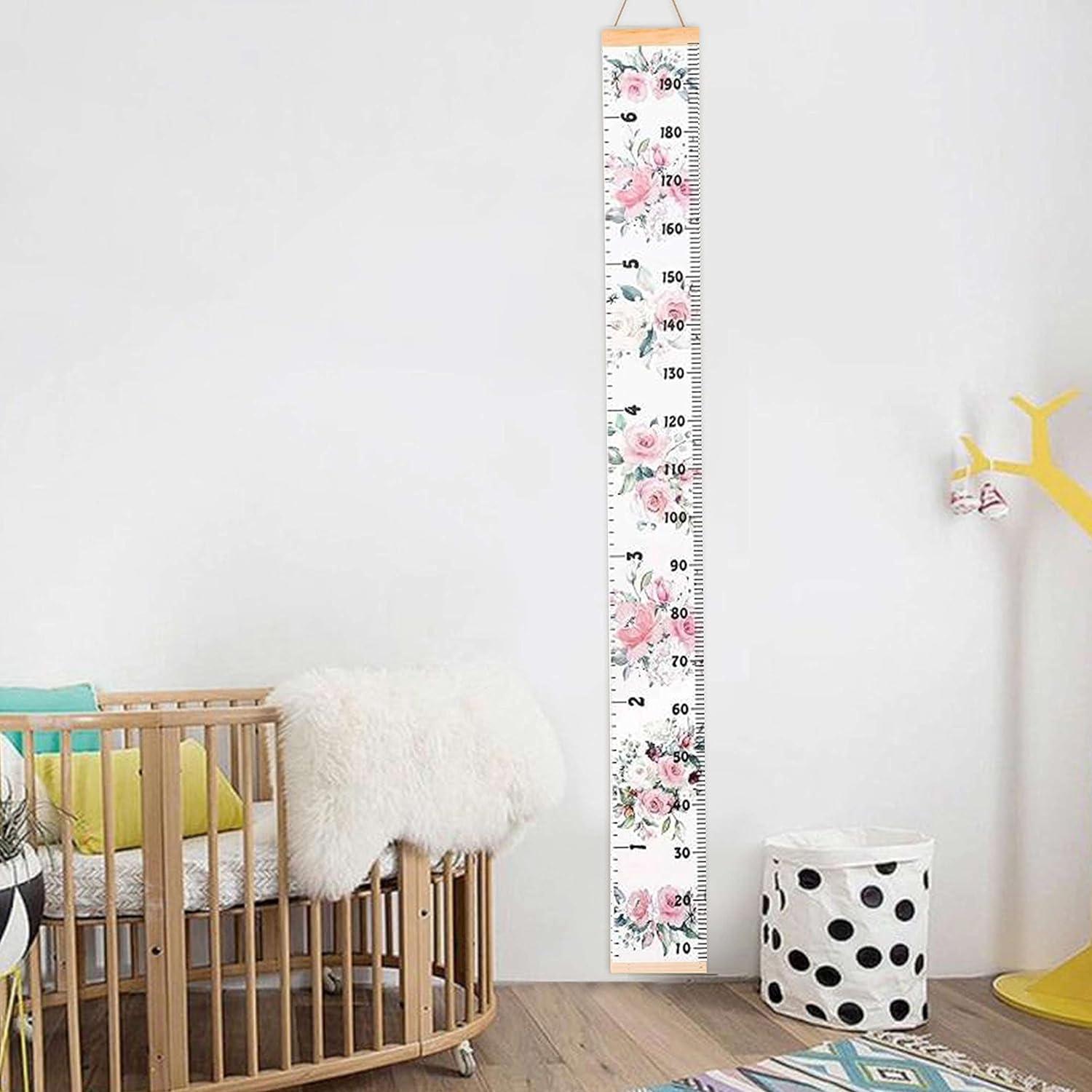 Tabla de crecimiento para bebés, tabla de pared de altura para niños, marco de - VIRTUAL MUEBLES