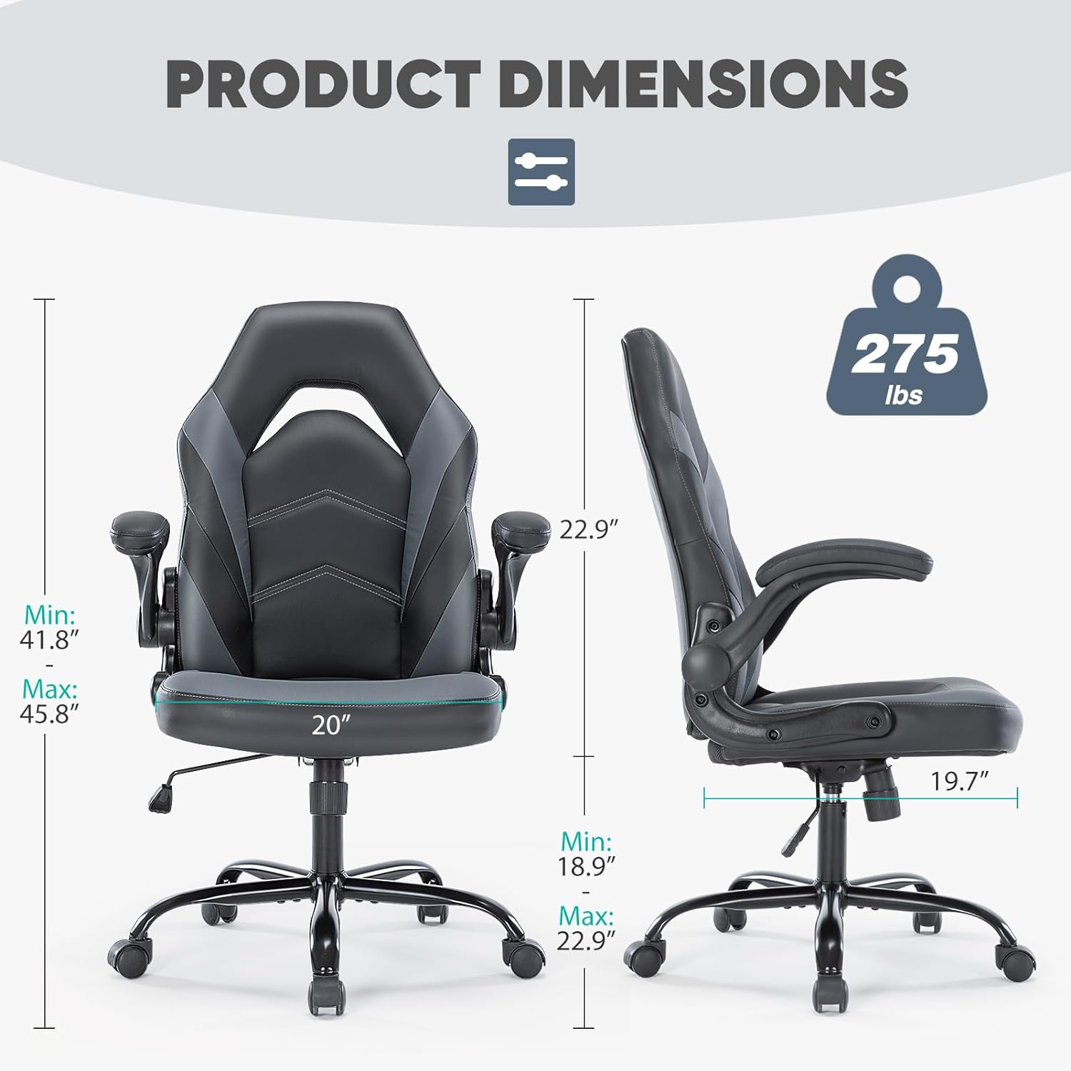 sillas de oficina gris de escritorio silla gamer con ruedas para gaming  Regalo