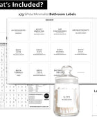 173 etiquetas minimalistas de baño para organizar el baño etiquetas de - VIRTUAL MUEBLES