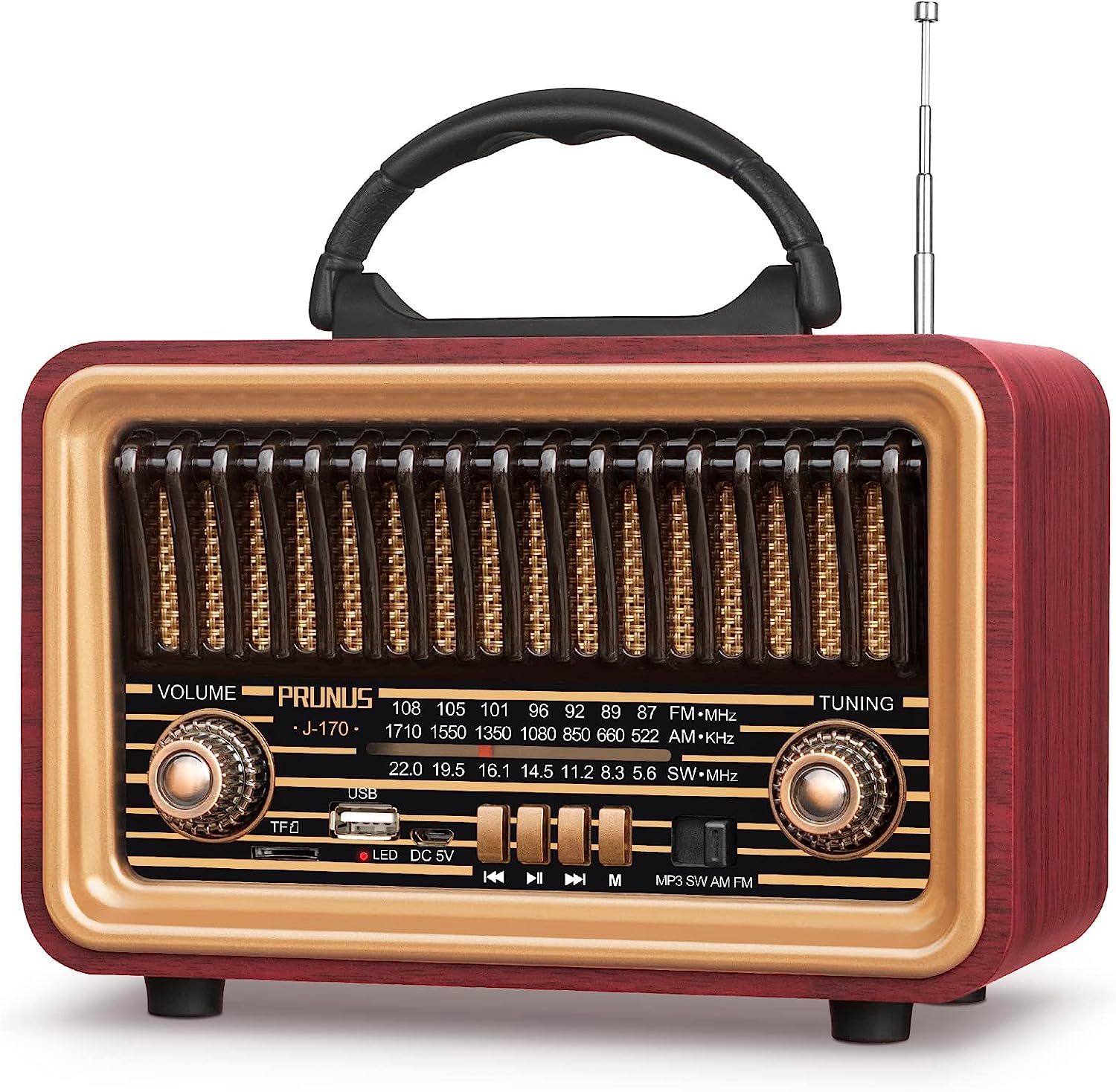 Altavoces Bluetooth retro de radio vintage, fuerte y potente sonido es -  VIRTUAL MUEBLES