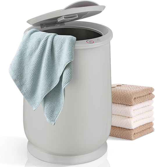 Calentador de toallas con temporizador,Toalleros para baño,Toallero térmico  de 8 barras para secado de ropa, Calentador portátil independiente