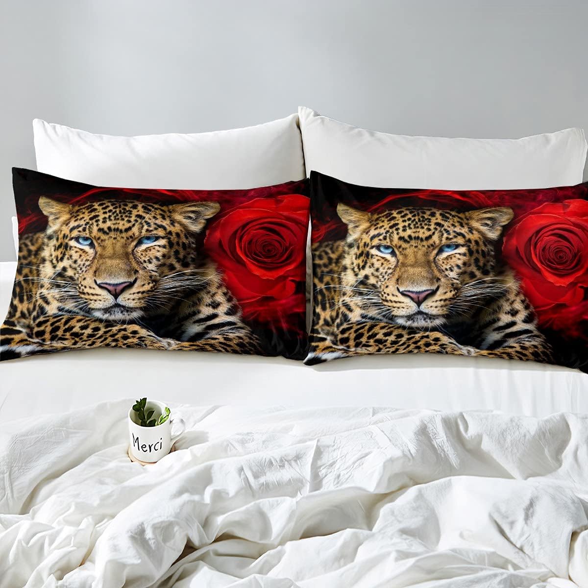 Funda de edredón de leopardo, juego de ropa de cama de guepardo, funda -  VIRTUAL MUEBLES