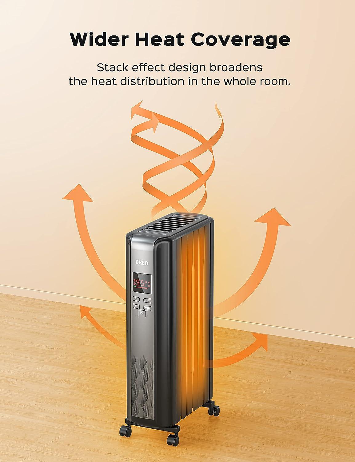 Calentador de radiador calentador eléctrico portátil con relleno de aceite de - VIRTUAL MUEBLES