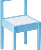 Tienda Basics Juego de mesa y sillas de madera para niños de 3 piezas con tapa