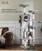 MUTTROS Árbol para gatos de 70.9 pulgadas de alto para gatos grandes, árbol