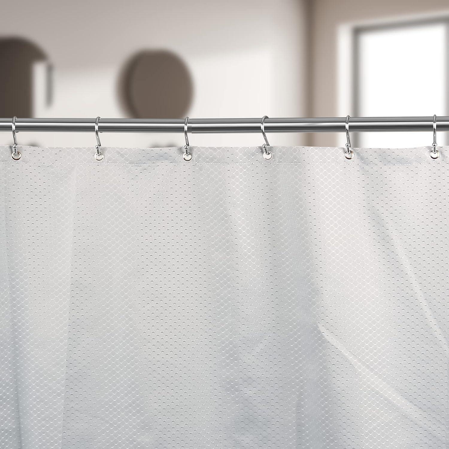 Ganchos de metal para cortina de ducha, juego de 12 anillos, ganchos  resistentes al óxido en forma de S para cortinas de ducha, utensilios de  cocina