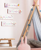 Yulejo Decoración de pared para habitación de niñas, unicornio y arco iris, - VIRTUAL MUEBLES