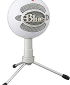 Micrófono condensador cardiode de la marca Blue, modelo Snowball iCE, Blanco