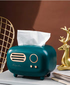 Caja de pañuelos con forma de radio retro, práctica y bonita para cocina, - VIRTUAL MUEBLES