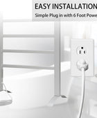 KEG Calentador de toallas de baño, 6 barras para baño, independiente o montado - VIRTUAL MUEBLES