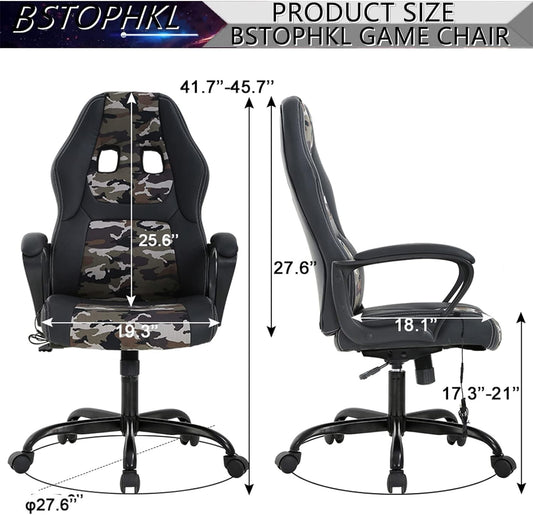 Silla para videojuegos, silla de oficina de masaje, sillas ergonómicas de