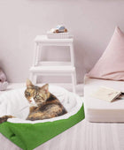 Cama autocalentable para gatos, tapete convertible para gatos, cama ligera para