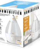 Humidificador ultrasónico de vapor frío, sin filtro, 1galón, para el hogar, - VIRTUAL MUEBLES