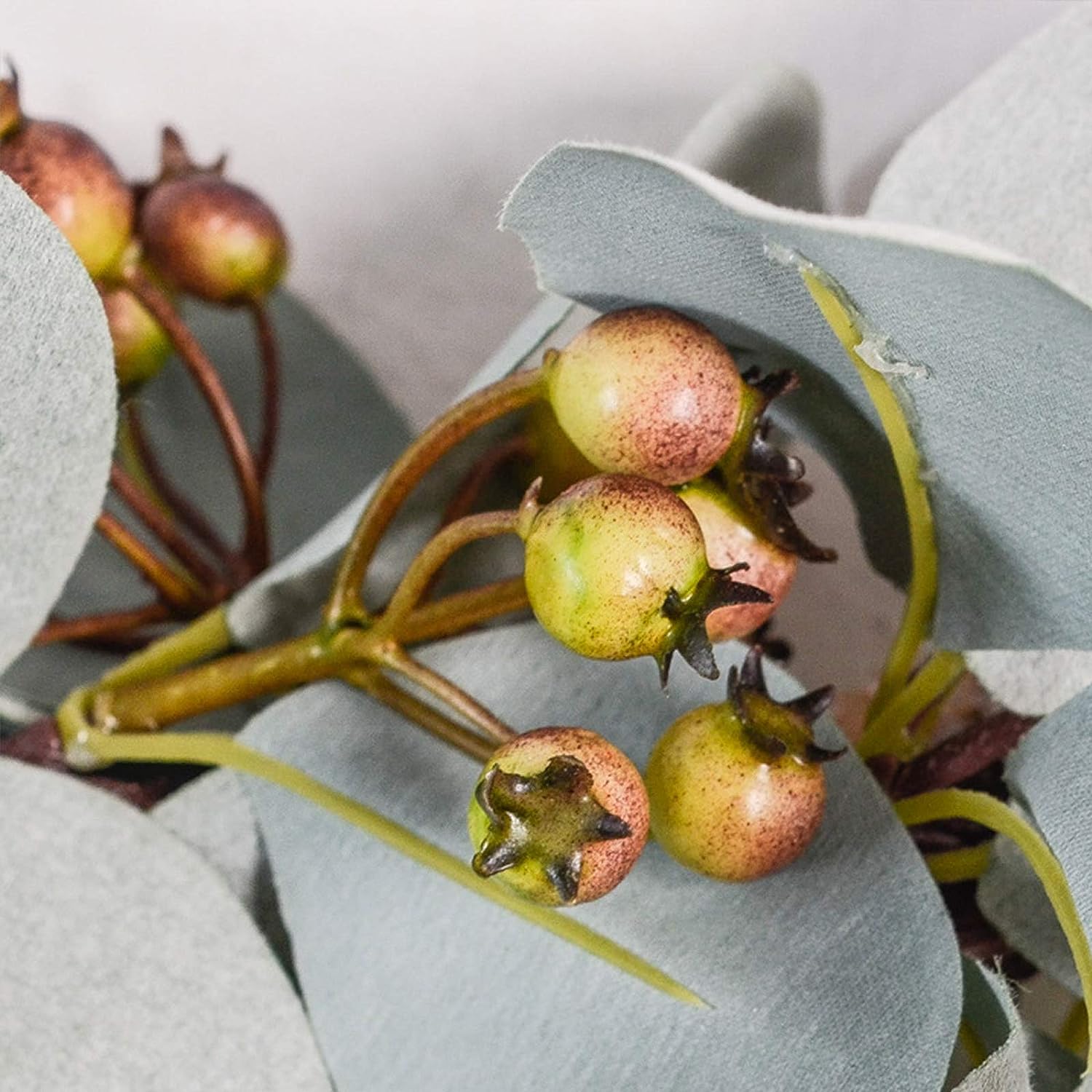 Guirnalda de hortensias artificiales, hecha a mano, guirnalda floral para