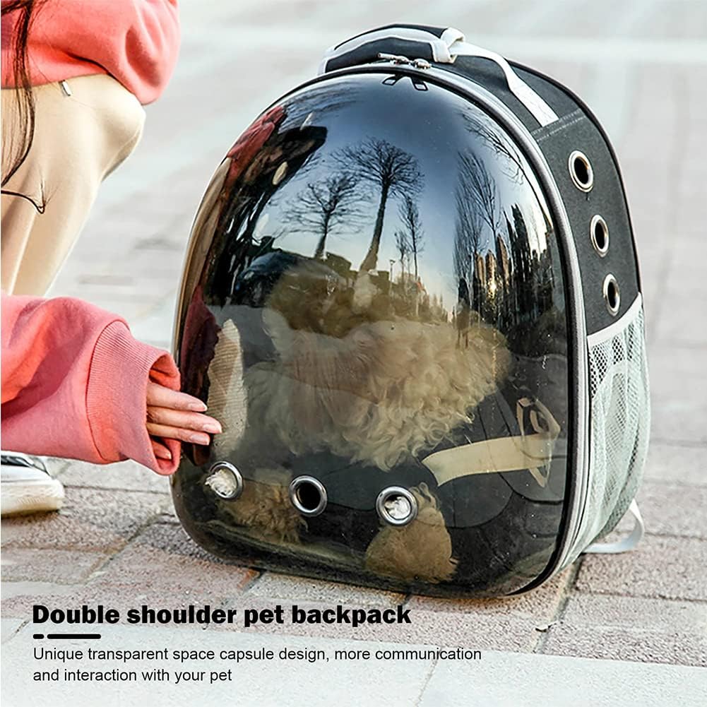 Mochilas transportadoras de animales bolsa transparente para mascotas con