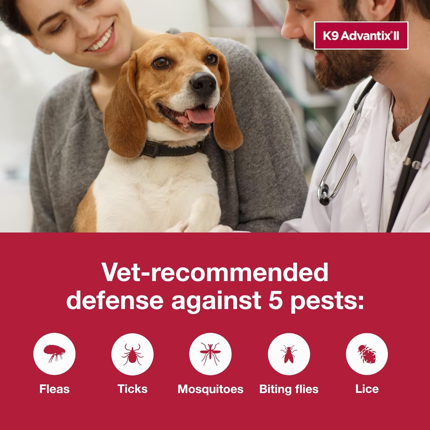 K9 Advantix II prevención de pulgas, garrapatas y mosquitos para perros