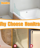 Honitra Protector de agua con textura para ducha, 2 piezas de protector de agua - VIRTUAL MUEBLES