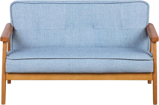 Yoonnie room Silla de sofá infantil de doble plaza sofá para niños con brazo de