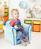 Sofá para niños, silla con reposabrazos para niños con patrón, muebles para