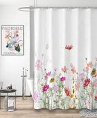 Gesar Cortina de ducha con estampado floral, 72 pulgadas de ancho x 72 pulgadas - VIRTUAL MUEBLES