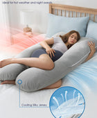 Almohadas refrescantes para embarazo, almohada de maternidad para dormir, - VIRTUAL MUEBLES