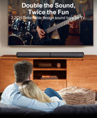 Barra de sonido para TV, barra de sonido de TV Bluetooth 5.0, barra de sonido