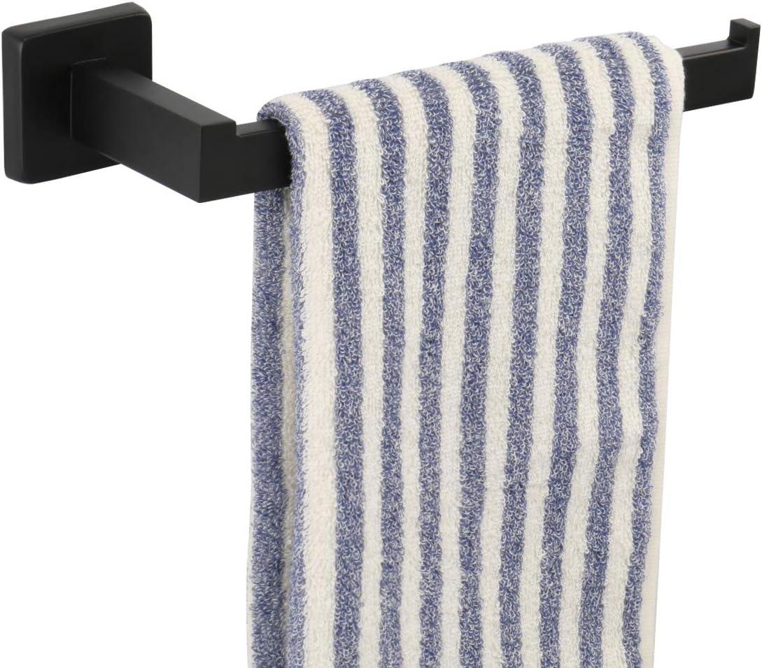TocTen - Barra de toalla de baño. Soporte de toalla de baño de acero  inoxidable grueso SUS304, barra de toalla resistente para cuarto de baño,  para