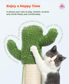 PEQULTI Rascador alto para gatos grandes, rascador de cactus para gatos de