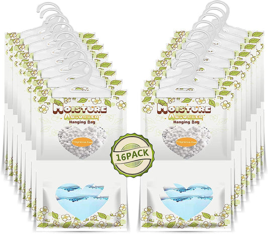 Paquete de 16 bolsas colgantes absorbentes de humedad, 7.76 ozpaquete de bolsas - VIRTUAL MUEBLES