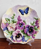 Plato de colección de cerámica de 8 pulgadas, bandeja colgante decorativa de