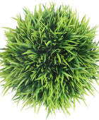 Mini plantas artificiales, arbustos topiarios de plástico de hierba verde falsa - VIRTUAL MUEBLES