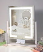 Makeup Mirror with Lights,Vanity Mirror Lighted up Mirror with Phone Holder,3 - VIRTUAL MUEBLES