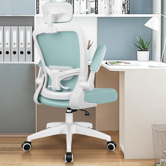 Silla de oficina ergonómica, reposacabezas de escritorio, silla de oficina con