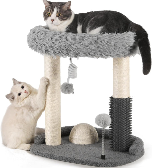 LovIntry Poste rascador para gatos, torre de rascar para gatos 5 en 1 con