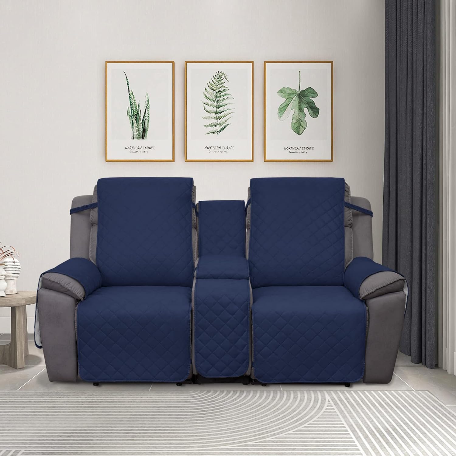 Funda de sofá reclinable reversible resistente al agua para sillón reclinable