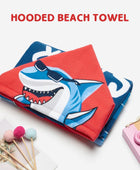 Toalla de baño para bebé, toalla de playa con capucha más gruesa para niños y - VIRTUAL MUEBLES