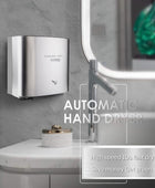 Secador de manos automático para baños comerciales. Aire caliente de alta - VIRTUAL MUEBLES