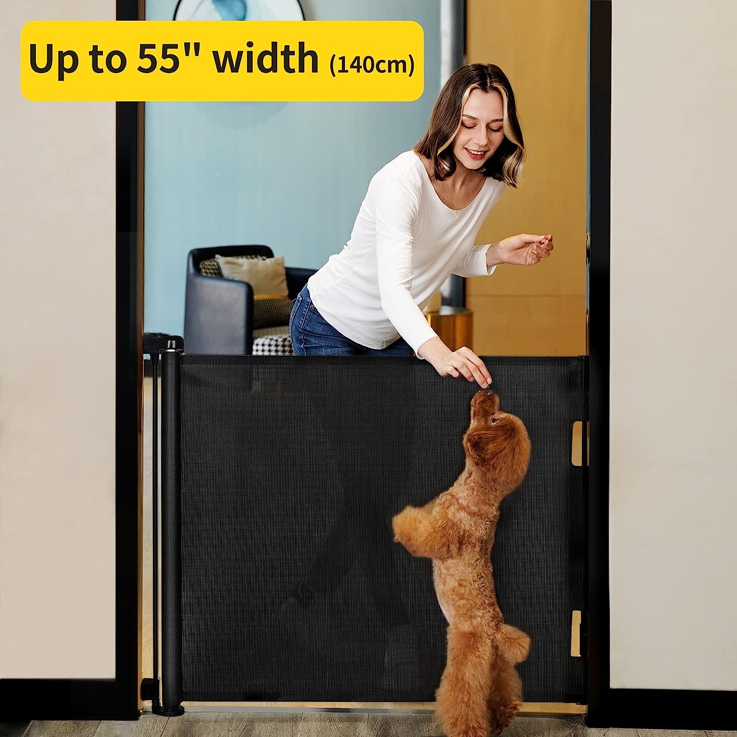 Puerta de seguridad Bebesit Easy Fit para bebés o mascotas — Electroventas