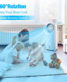 Trustech Enfriador de aire evaporativo, enfriador de aire portátil, fresco y
