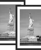ENJOYBASICS Marco de fotos de 27.9 x 43 cm, marco negro de póster, exhibe fotos - VIRTUAL MUEBLES