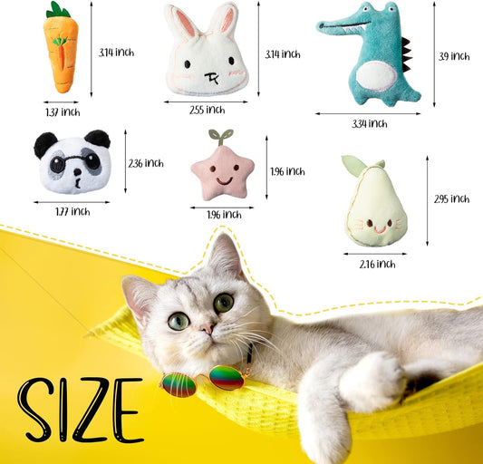 30 juguetes de hierba gatera para gatos de interior, suministros de gatitos,