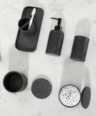 Juego de accesorios de baño de 6 piezas Dispensador de jabón de loción, - VIRTUAL MUEBLES