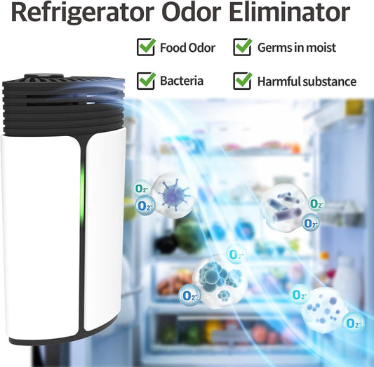 V Refrigerador Desodorizador Eliminador de olores a prueba de ozono para nevera - VIRTUAL MUEBLES