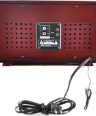 Pyle Altavoz de radio Bluetooth inalámbrico retro, sistema receptor de sonido