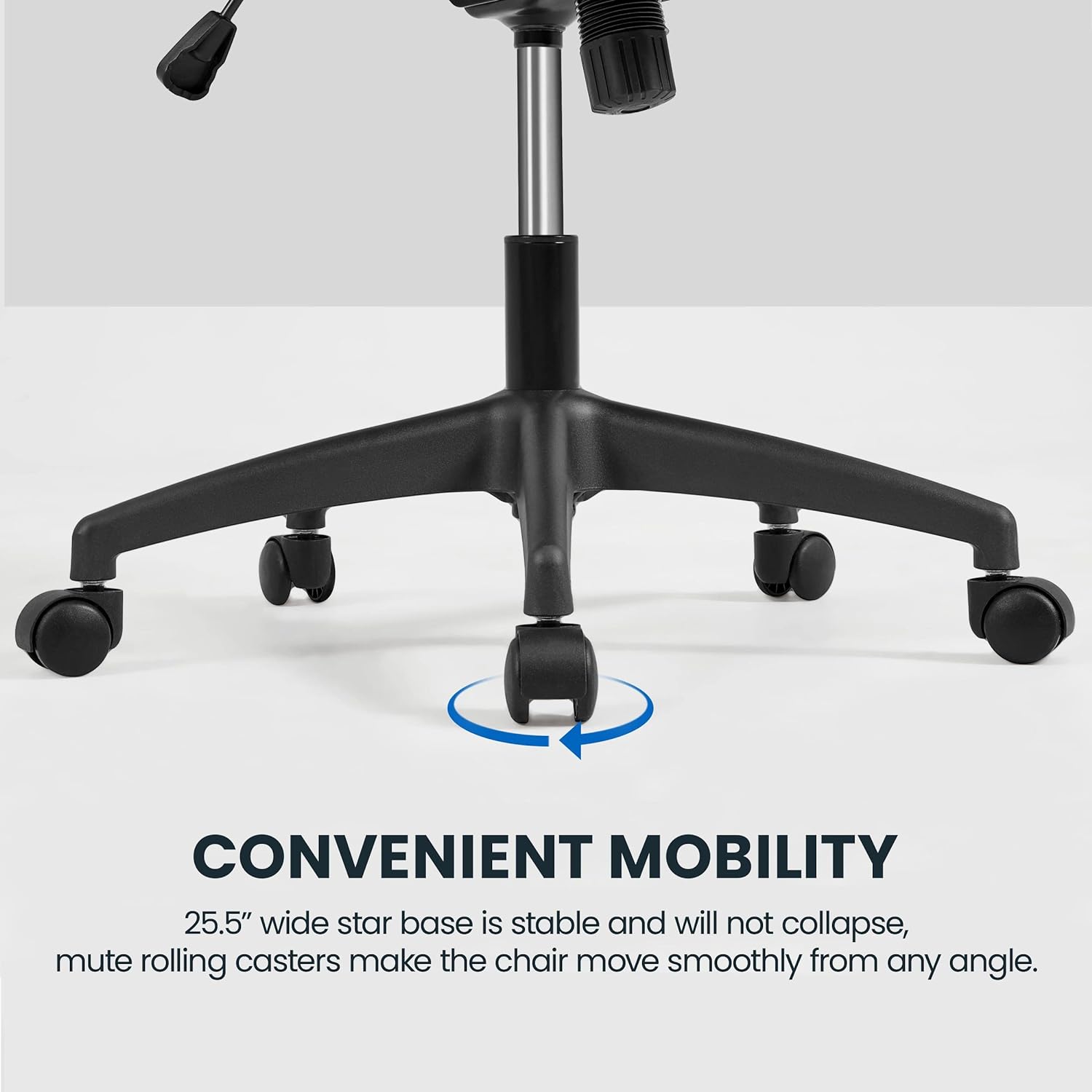 Silla de oficina ergonómica de malla, silla de escritorio con respaldo alto con reposabrazos