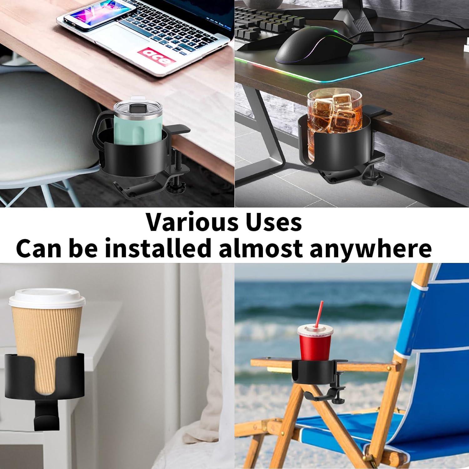 Desk Cup Holder, OOKUU 2 in 1 Desk Cup Holder with India