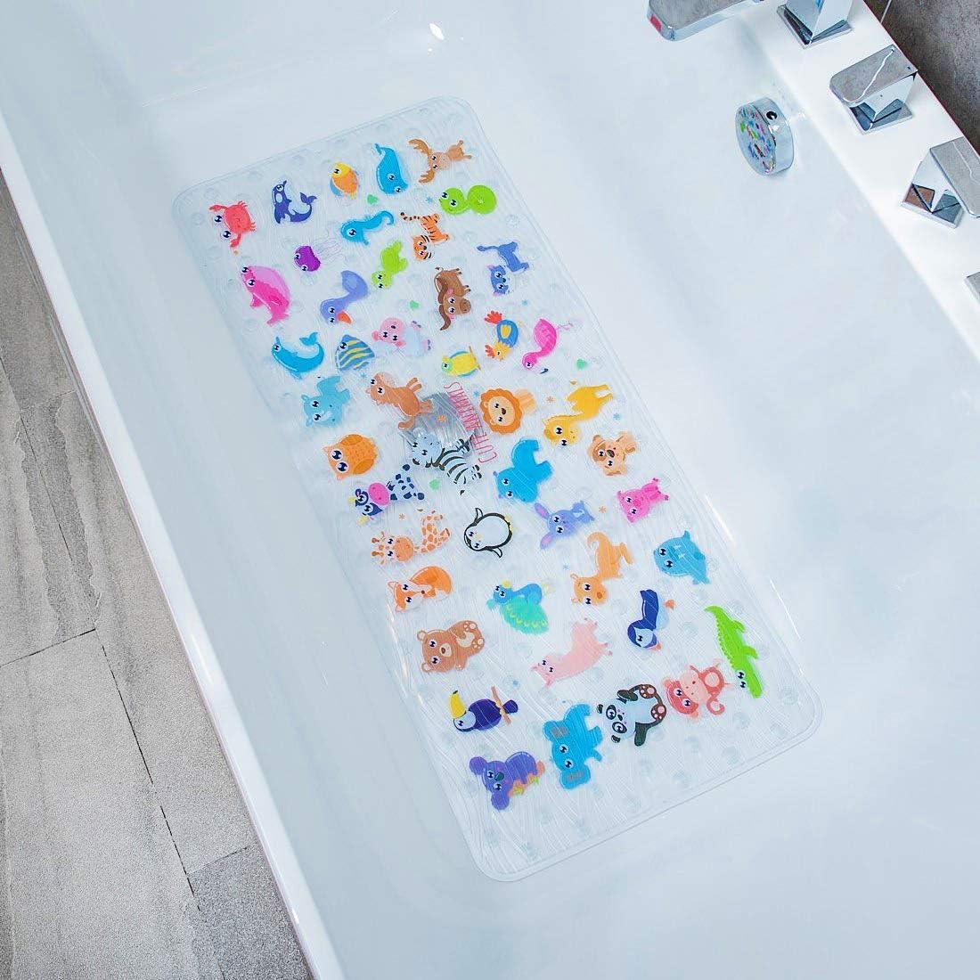 Alfombrilla de baño antideslizante para bebés y niños, con caricaturas -  VIRTUAL MUEBLES