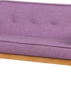 Silla de sofá infantil de doble plaza sofá infantil con brazo de madera maciza