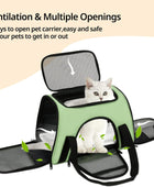 Transportador de mascotas aprobado por aerolíneas, transportador para gatos de